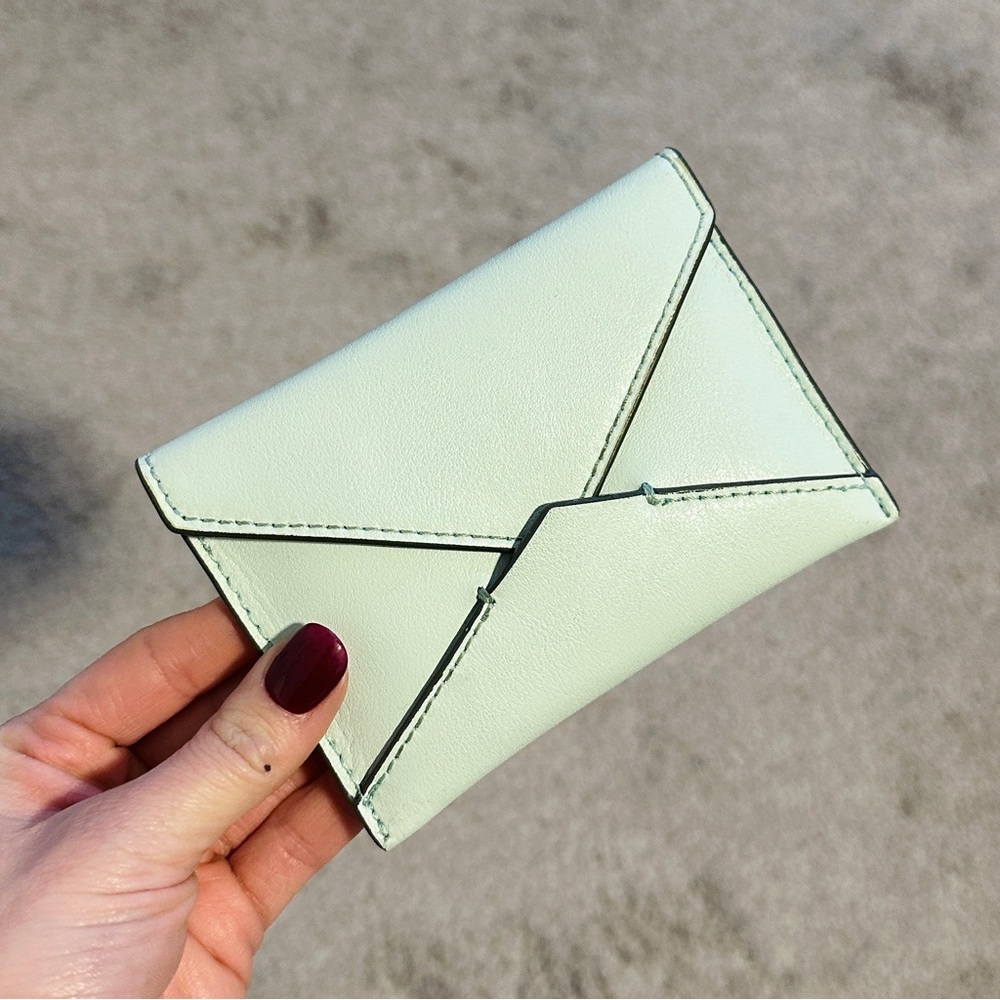 Banana Republic Leather Envelope Wallet - Card Case - Card Holder